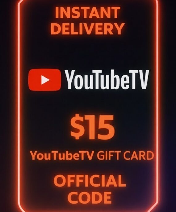YouTube TV Gift Card - 15$