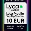 Lyca Mobile Top-Up Voucher - 10 EUR (BE)
