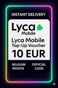 Lyca Mobile Top-Up Voucher - 10 EUR (BE)