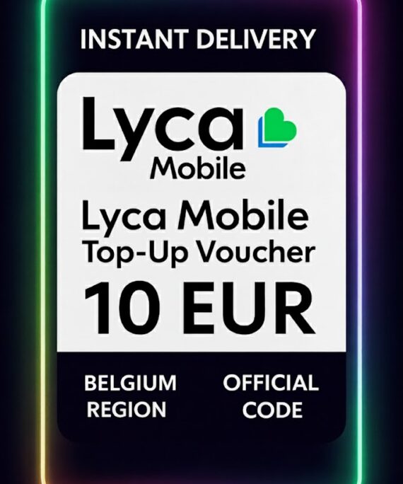 Lyca Mobile Top-Up Voucher - 10 EUR (BE)