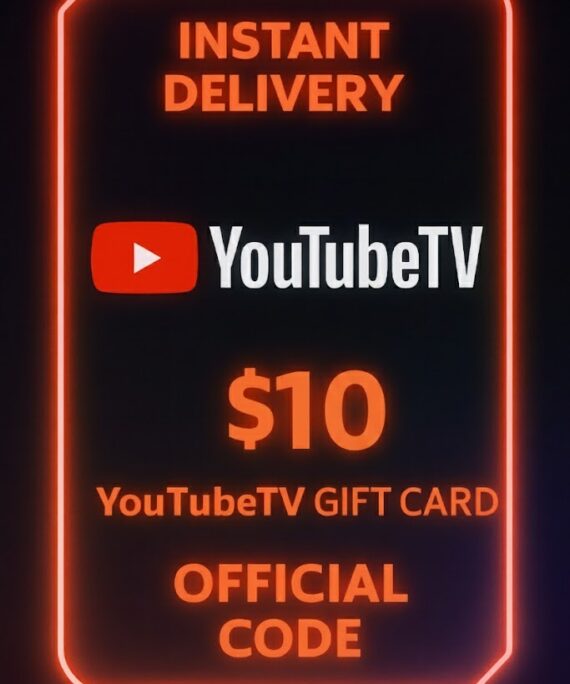 YouTube TV Gift Card - 10$