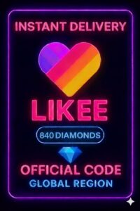 Likee 840 Diamonds Code - 20$
