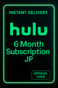 Hulu 6 Month Subscription JP