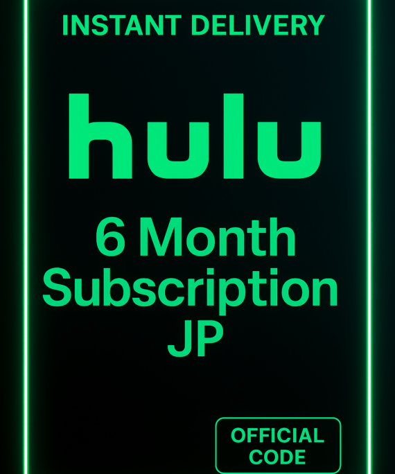 Hulu 6 Month Subscription JP
