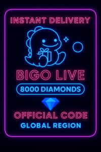 Bigo Live - 8000 Diamonds (Global)