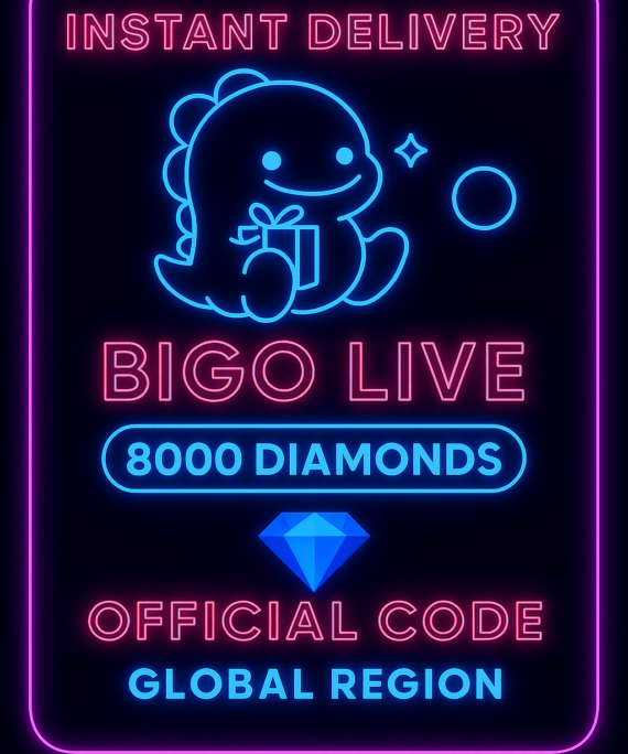 Bigo Live - 8000 Diamonds (Global)