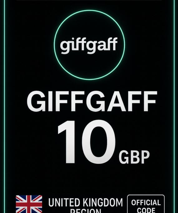 giffgaff Top-Up Voucher - 10 GBP