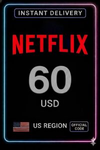 Netflix Gift Card - $60 (US)