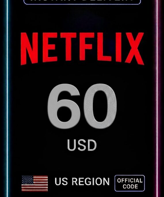 Netflix Gift Card - $60 (US)