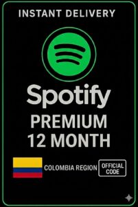 Spotify Colombia 12 Month