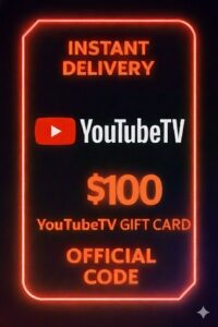 YouTube TV Gift Card - 100$