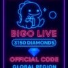 Bigo Live - 3150 Diamonds (Global)