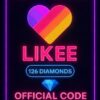 Likee 126 Diamonds Code - 3$