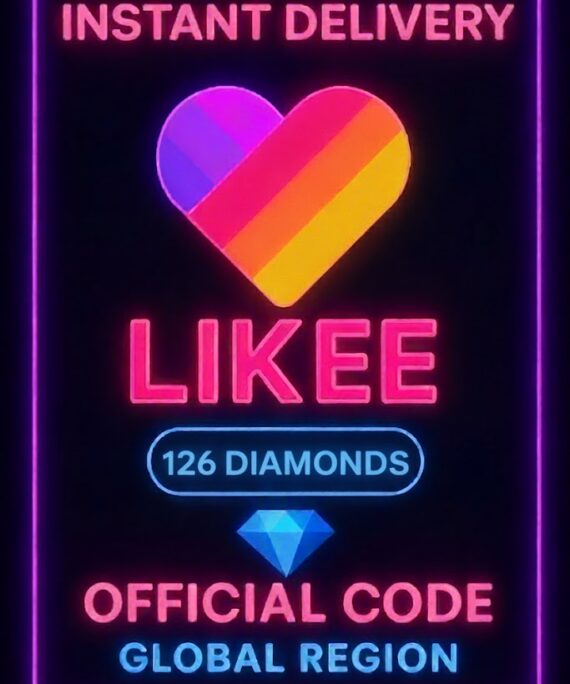 Likee 126 Diamonds Code - 3$