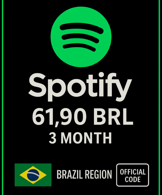 Spotify Brazil 61,90 BRL - 3 Month