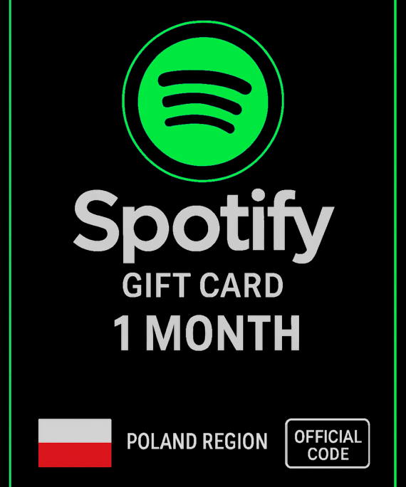 Spotify Gift Card Poland - 1 Month PL