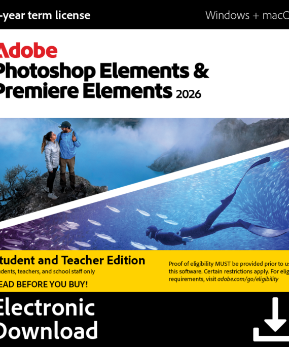 Adobe PHSP & PREM Elements 2026 STE 3Y ESD TR