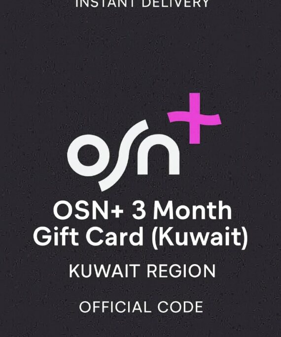 OSN+ 3 Month Gift Card (Kuwait)