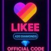 Likee 420 Diamonds Code - 10$
