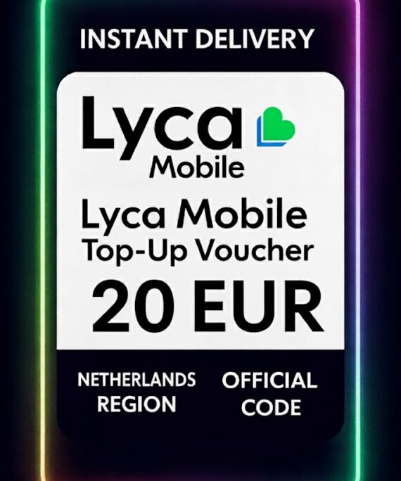 Lyca Mobile Top-Up Voucher - 20 EUR (NL)