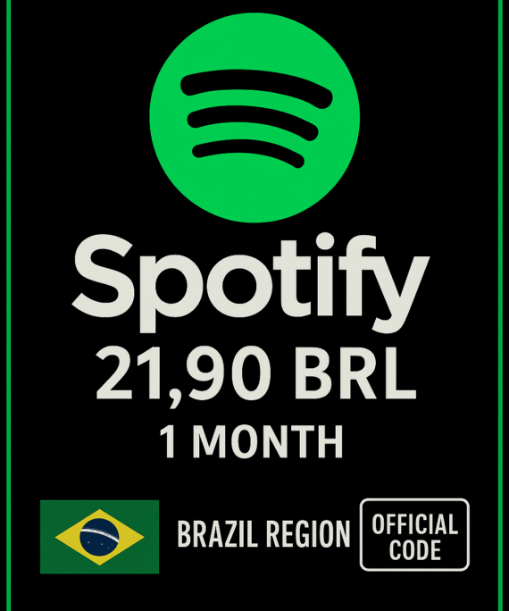 Spotify Brazil 21,90 BRL - 1 Month