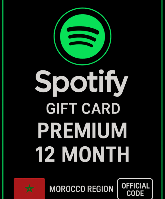Spotify Gift Card Morocco - 12 Month Premium