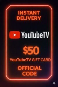 YouTube TV Gift Card - 50$