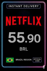 Netflix Gift Card 55,90 BRL BR