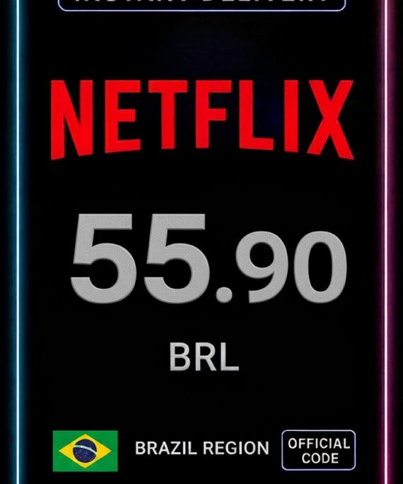 Netflix Gift Card 55,90 BRL BR
