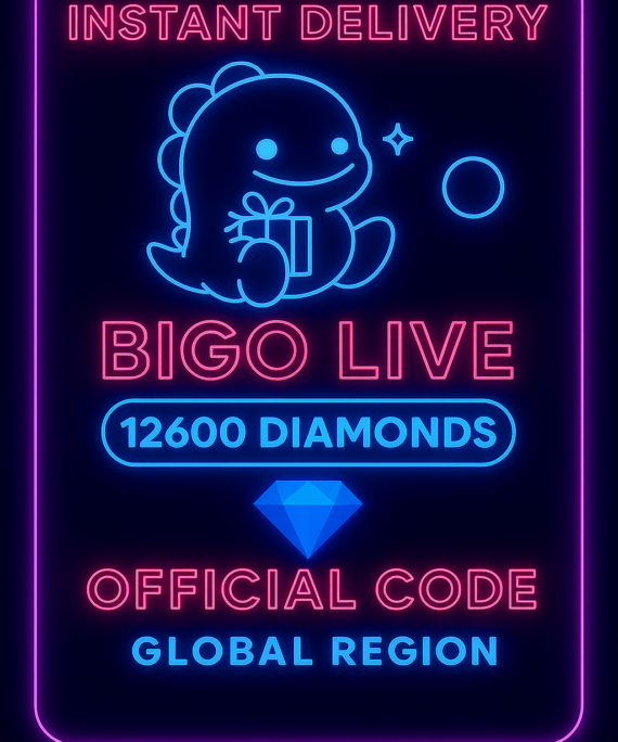 Bigo Live - 12600 Diamonds (Global)