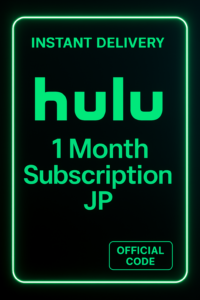 Hulu 1 Month Subscription JP