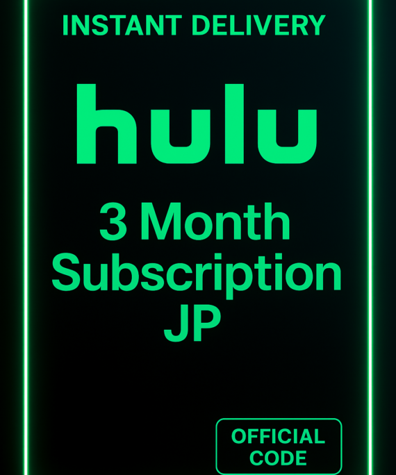 Hulu 3 Month Subscription JP