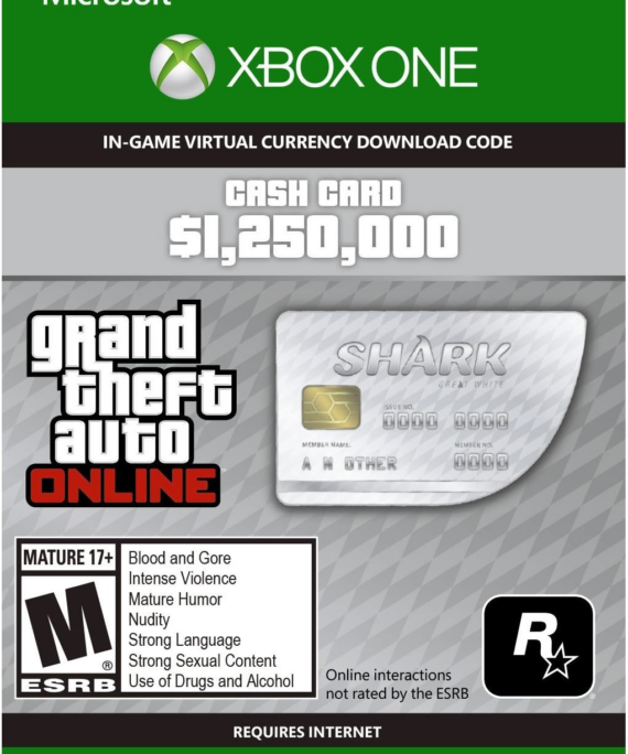 GTA Online: Great White Shark Cash Card (Xbox One) TR - Xbox Key