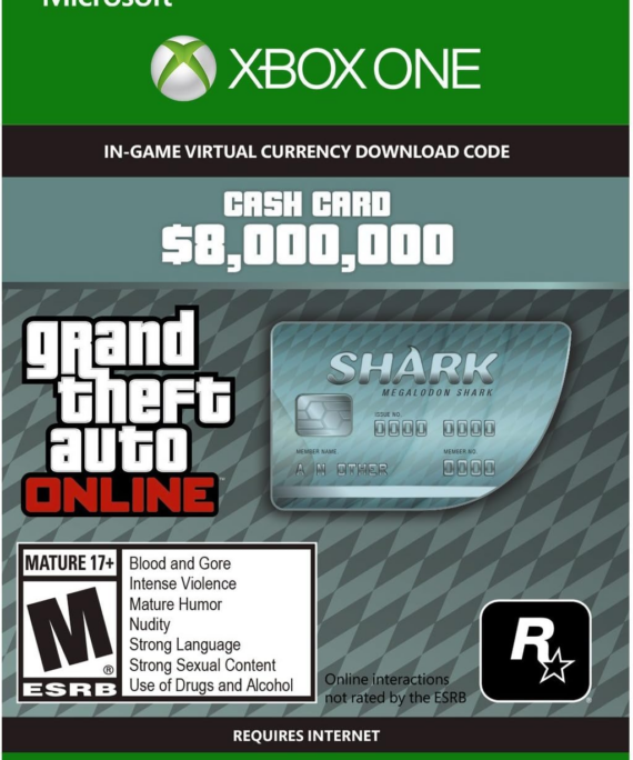 Grand Theft Auto V Megalodon Shark Card TR - Xbox Key