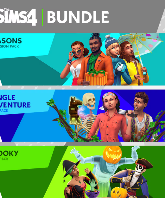 The Sims 4: Bundle (Seasons, Jungle Adventure, Spooky Stuff) - Xbox Key