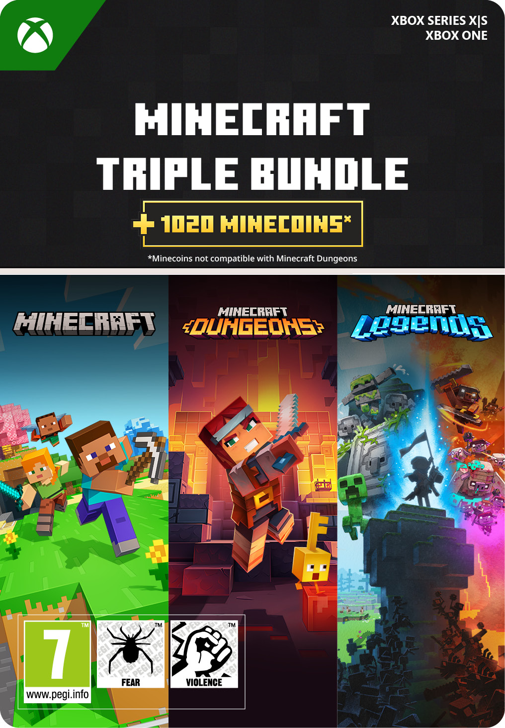 Minecraft Triple Bundle Xbox - Xbox Key