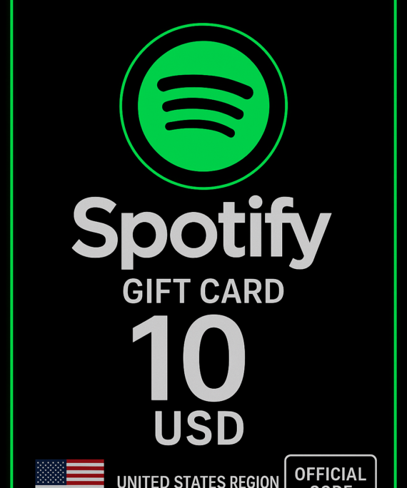 Spotify Gift Card - 10 Usd