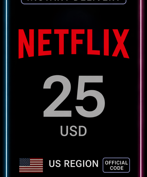 Netflix Gift Card - $25 (US)