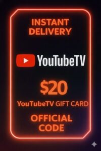 YouTube TV Gift Card - 20$