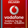 Vodafone Top-Up Voucher - 15 EUR (DE)