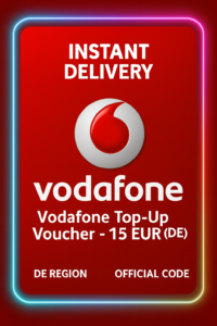 Vodafone Top-Up Voucher - 15 EUR (DE)
