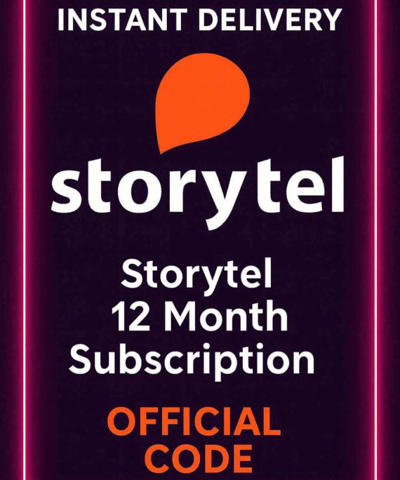 Storytel 12 Month Subscription | Tunisia - (North Africa)