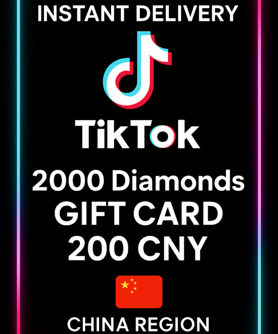 TikTok - Douyin 2000 Diamonds Gift Card 200 CNY