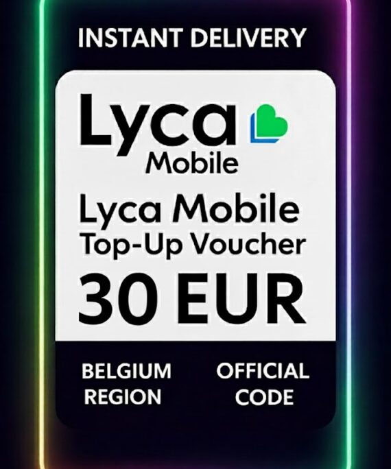 Lyca Mobile Top-Up Voucher - 30 EUR (BE)