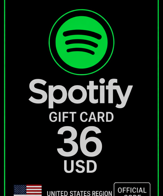 Spotify Gift Card - 36 Usd
