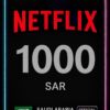 Netflix Gift Card 1000 SAR (KSA)