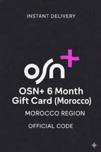 OSN+ 6 Month Gift Card (Morocco)