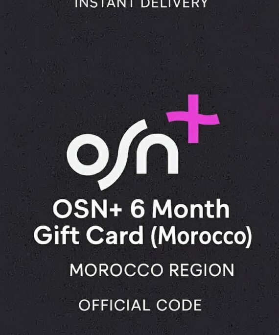 OSN+ 6 Month Gift Card (Morocco)