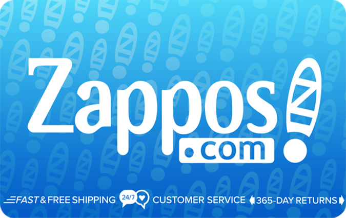 Zappos 10 USD