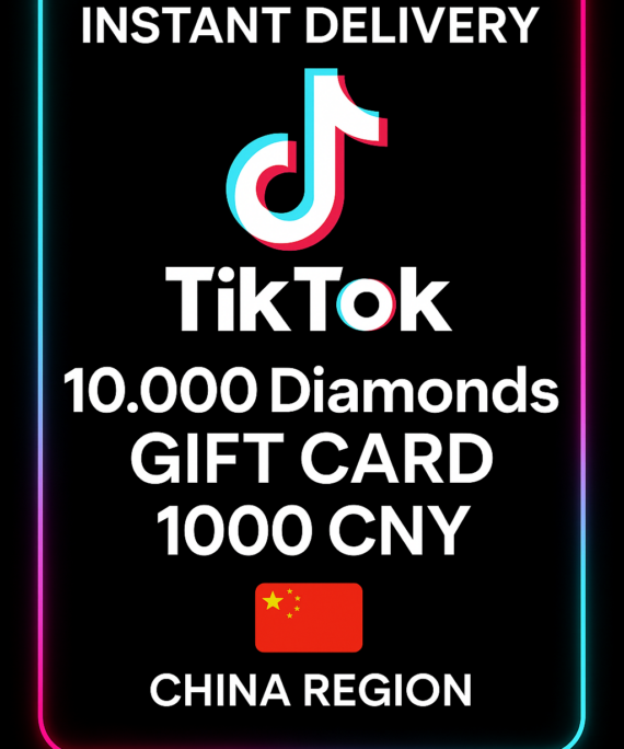 TikTok - Douyin 10.000 Diamonds Gift Card 1000 CNY